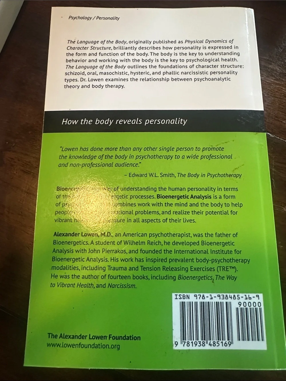 The Language of the Body - Green Tree Cover Notebook